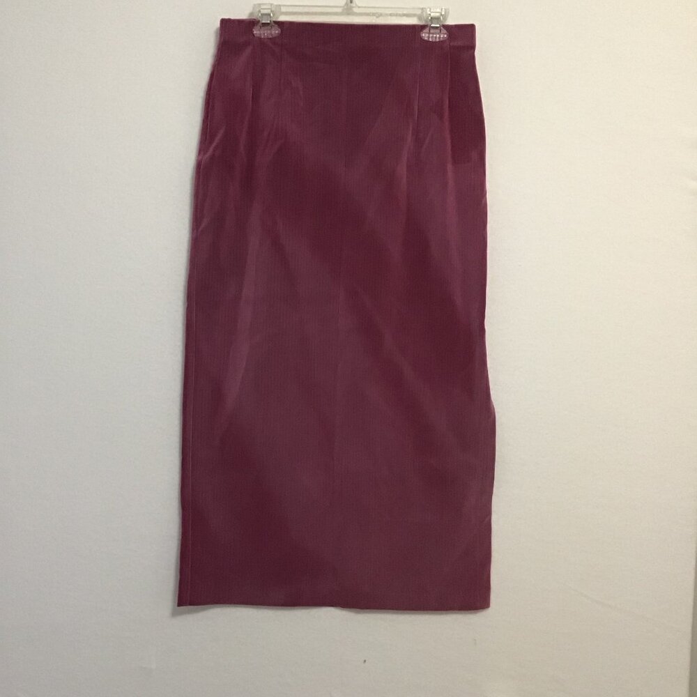 Ingenuity Pink Maxi Skirt with Side Slit Size 8